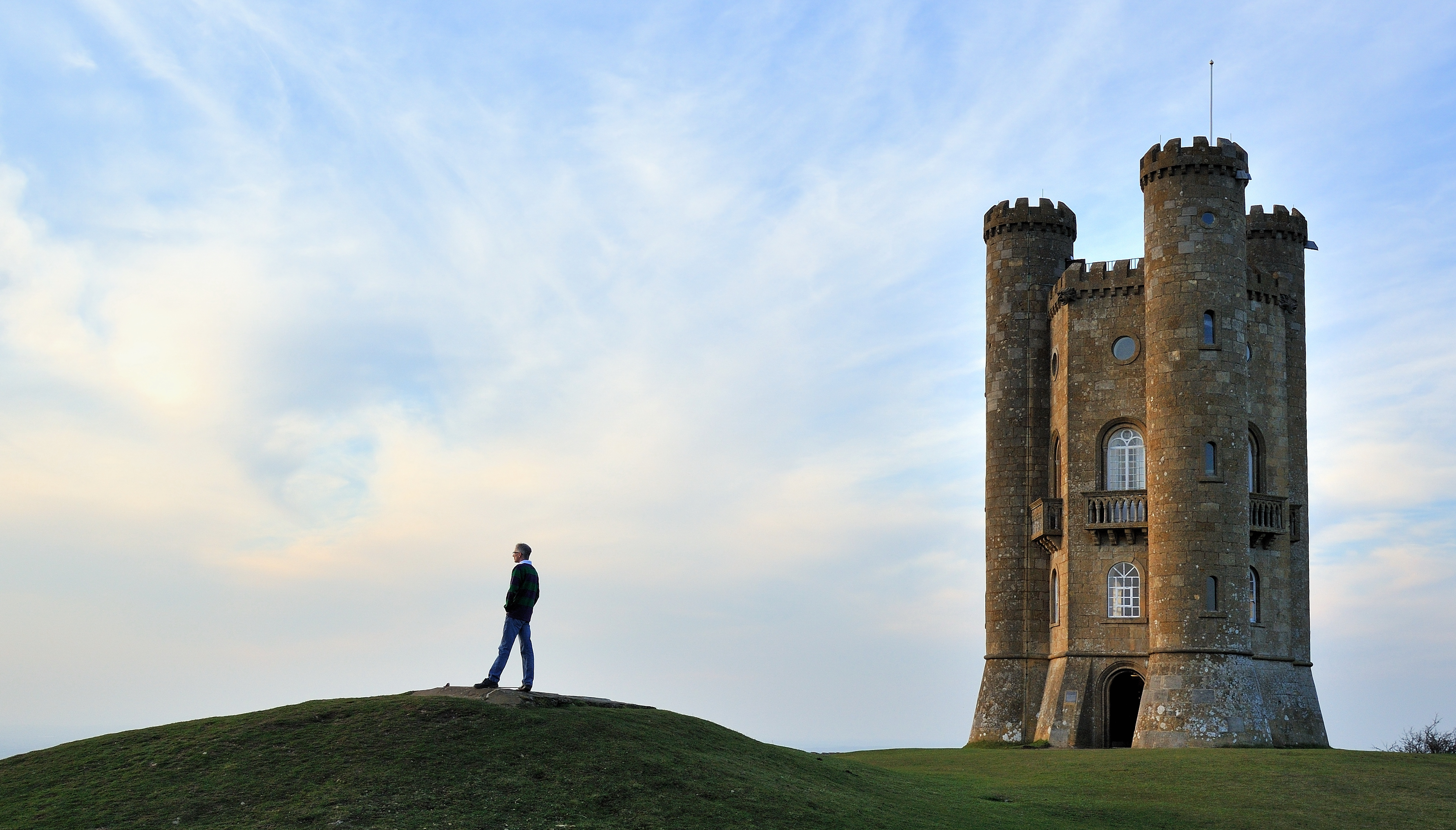 The tower, and the county below